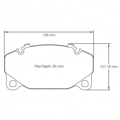 Plaquettes de frein pagid racing 8286 noir pour disque céramique