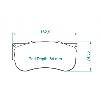 Plaquettes de frein PAGID Racing 2566 idéale pour des courses endurance longue durée