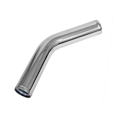 Tube aluminium coudé 45° degrés diamètre 45mm