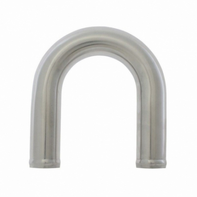 Tube aluminium coudé 180 degrés diamètre 16 mm