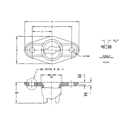 Receptacle camloc pour 4002