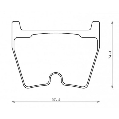 Plaquettes de frein Endless EIP159 avant AUDI RS3 Sedan