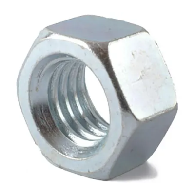 Contre-ecrou hexagonal, Filetage M6 en Acier Galvanisé brillant