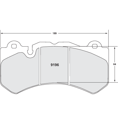 Plaquettes PFC Racing 9196 qualité 01 Friction