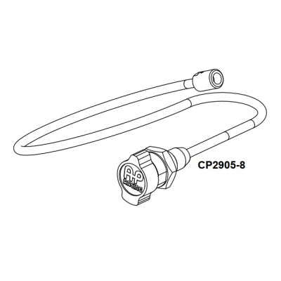 Câble répartiteur de frein AP Racing CP2905-8 avec connecteur