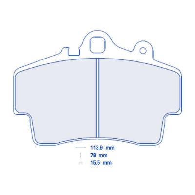 Plaquettes CL Brake CL4132 qualité RC6