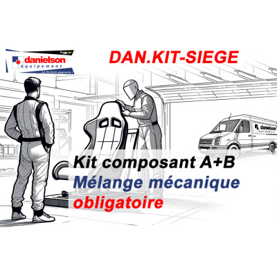 Kit de mousse à siège bi-composant 2KG pour un siège