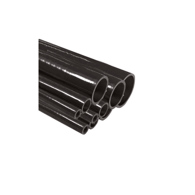 Durite silicone noir 1m Diamètre 10mm