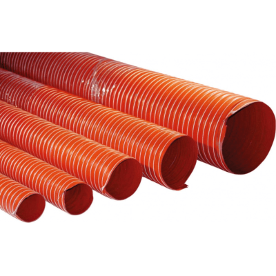 Gaine de ventilation rouge silicone silicone  BOA 51mm -80° + 310°C