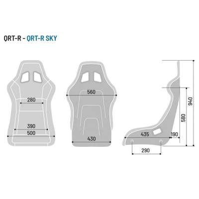 Siège baquet SPARCO FIA Circuit QRT taille M