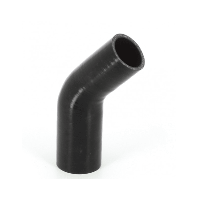 Durite Silicone 45° Ø45mm bras de 150 noire