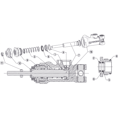 Kit réparation AP RACING pour Maitre cylindre CP6465-149RK