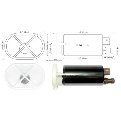 Filtre pour pompe basse pression PREMIER FUEL pour 0700-0104