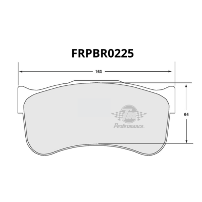 Plaquettes de frein TM Avant Audi R8 GT4 epaisseur 25mm