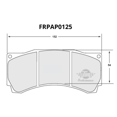 Plaquettes de frein TM Avant Ginetta G55 sprint haute friction