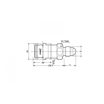 Coupleur de frein DH3 STAUBLI SPH03-1652BALKRJE