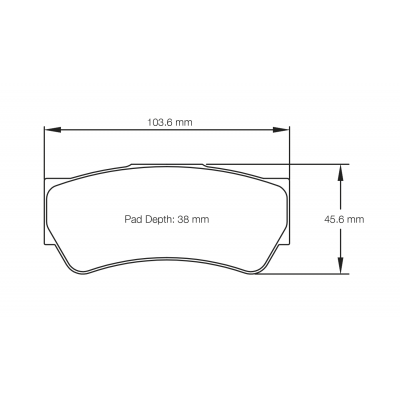 Plaquettes de frein PAGID Racing 8049 Rouge Tres haute friction