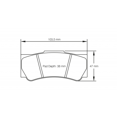 Plaquettes de frein PAGID Racing 8078 Rouge Tres haute friction