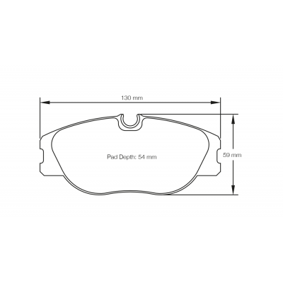 Plaquettes de frein PAGID Racing 1702 Bleu moyenne friction