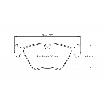 Plaquettes de frein PAGID Racing 1295 Jaune Endurance
