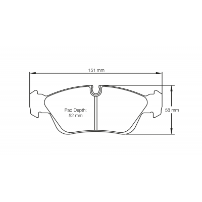 Plaquettes de frein PAGID Racing 2180 Rouge Tres haute friction