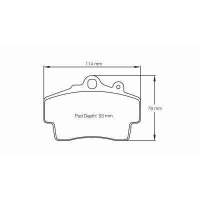 Plaquettes de frein PAGID Racing 2407 Rouge Tres haute friction
