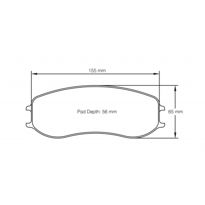 Plaquettes de frein PAGID Racing 4920 Rouge Tres haute friction + endurance