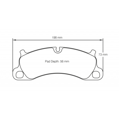 Plaquettes de frein PAGID Racing 4922 Jaune Endurance