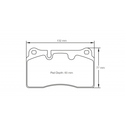 Plaquettes de frein PAGID Racing 4943 Noir Pour disque Céramique