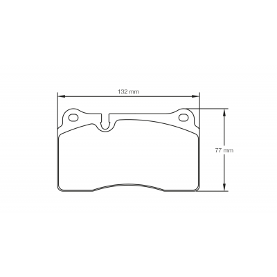 Plaquettes de frein PAGID Racing 4946 Noir Pour disque Céramique