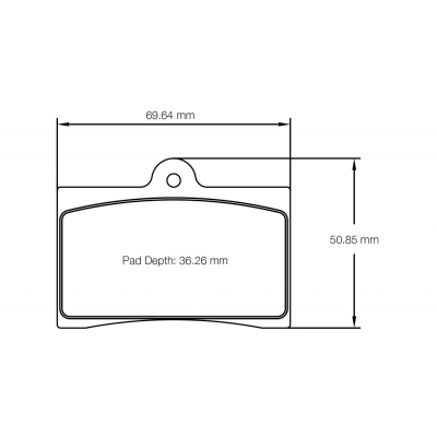 Plaquettes de frein PAGID Racing 6008 Rouge Très haute friction