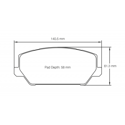 Plaquettes de frein PAGID Racing 7034 Jaune Endurance