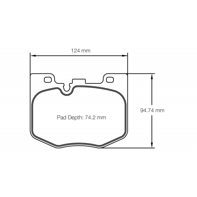 Plaquettes de frein PAGID Racing 8275 Noir Pour disque Céramique