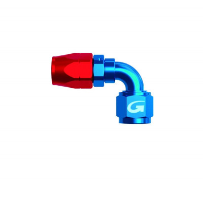 Raccord 90° aluminium DH6 9/16x18UNF à tube GOODRIDGE 809106