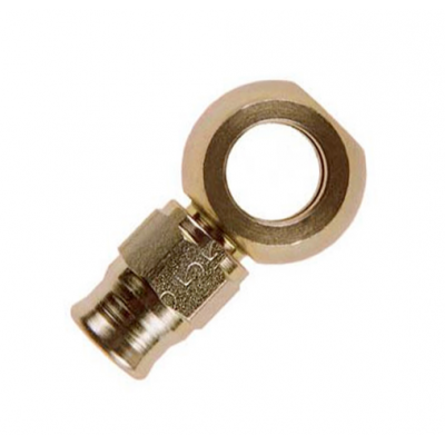 Raccord banjo acier droit court DH4 7/16x20UNF / Diamètre11mm GOODRIDGE 5091-04P