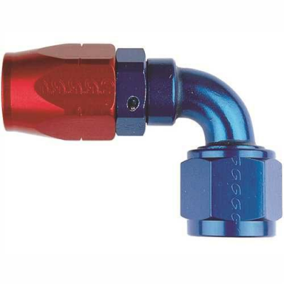 Raccord DH4 7/16x20UNF coudé 90° aluminium goodridge pour durite 200-04 GOODRIDGE GR.1136-9004