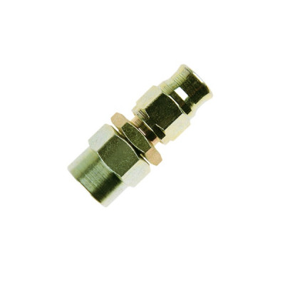 Raccord droit acier femelle DH3 3/8x24UNF / 1/8bsp   GOODRIDGE 321-03P