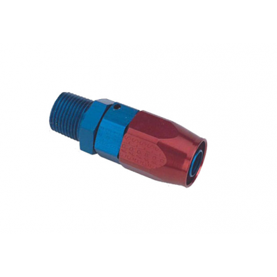 Raccord droit aluminium tournant male DH6 9/16x18UNF  GOODRIDGE 840106