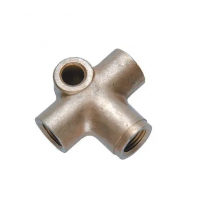 Té bronze femelle 3 voies 10x100 avec fixation  GOODRIDGE 319-031B