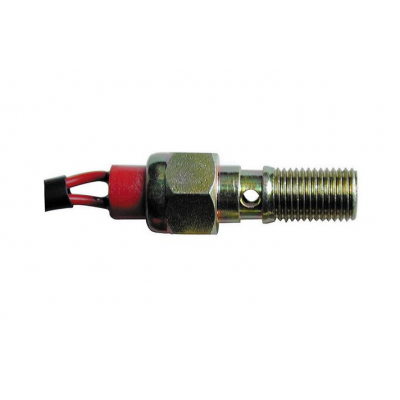 Vis banjo inox 10x100  avec contacteur de feu stop  GOODRIDGE BL992-31C