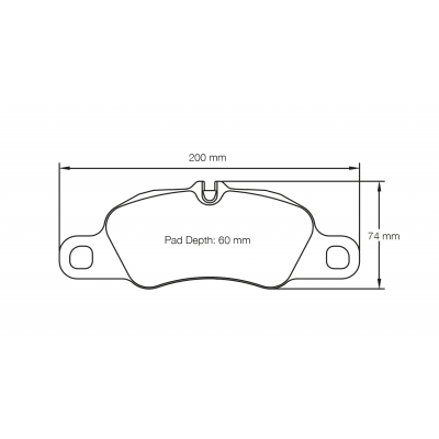 Plaquettes de frein PAGID Racing 8074 Jaune Endurance