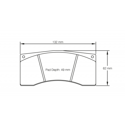 Plaquettes de frein PAGID Racing 1595 Rouge Tres haute friction