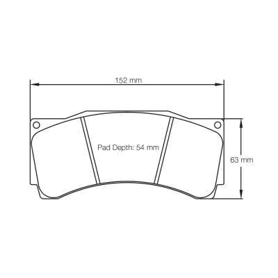 Plaquettes de frein PAGID Racing 1539 Rouge Tres haute friction