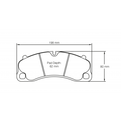 Plaquettes de frein PAGID Racing 4924 Rouge Tres haute friction