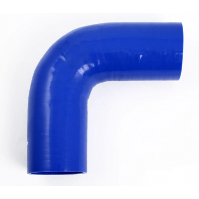TUYAU 90° SILICONE BLEUE D.41 BRAS 150 MM