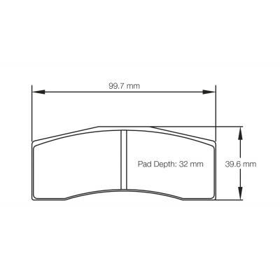 Plaquettes de frein PAGID Racing 8060 Rouge Tres haute friction