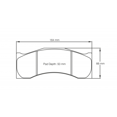 Plaquettes de frein PAGID Racing 8044 Rouge Tres haute friction