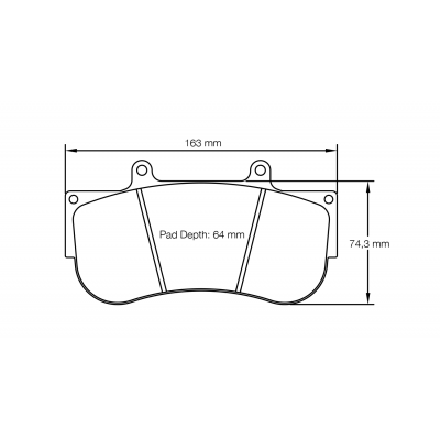 Plaquettes de frein PAGID Racing 2564 Rouge Tres haute friction