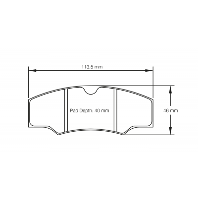 Plaquettes de frein PAGID Racing 1749 Rouge Tres haute friction