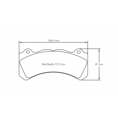 Plaquettes de frein PAGID Racing 8062 Jaune Endurance